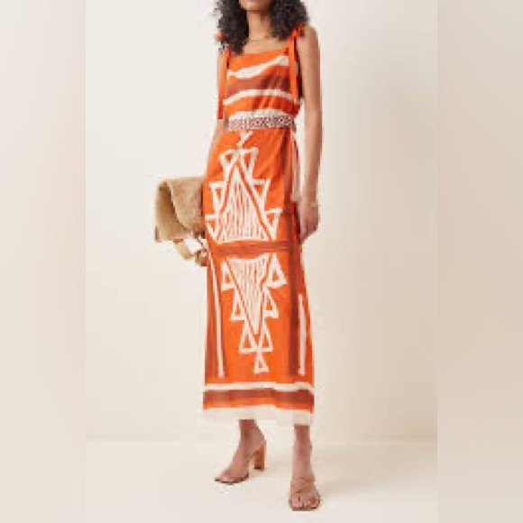 Johanna Ortiz Dresses & Skirts - Johanna Ortiz Regions of Myth belted printed organic cotton-voile maxi dress